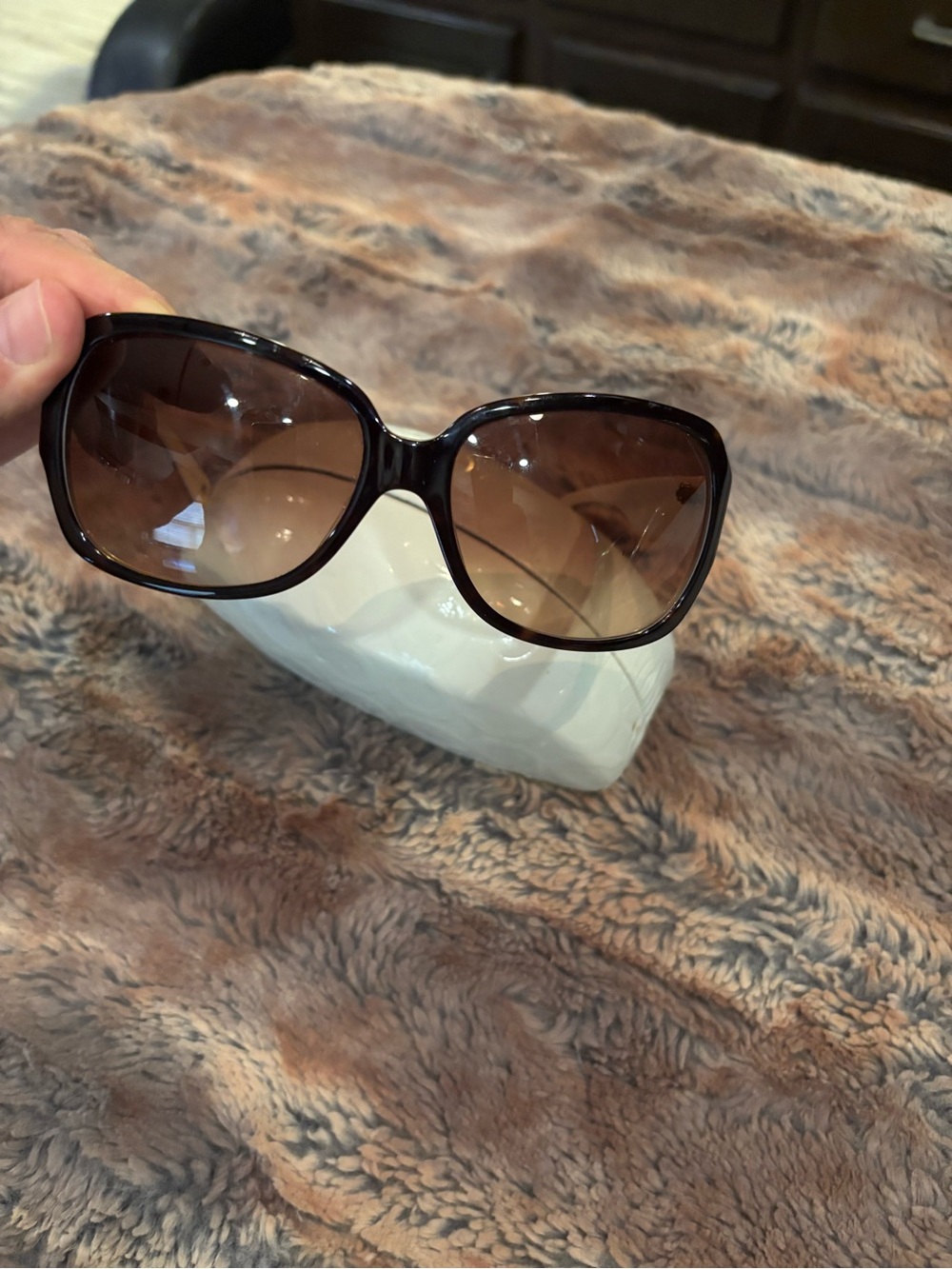 Coach Black and White Logo Sunglasses - Picture 3 of 13